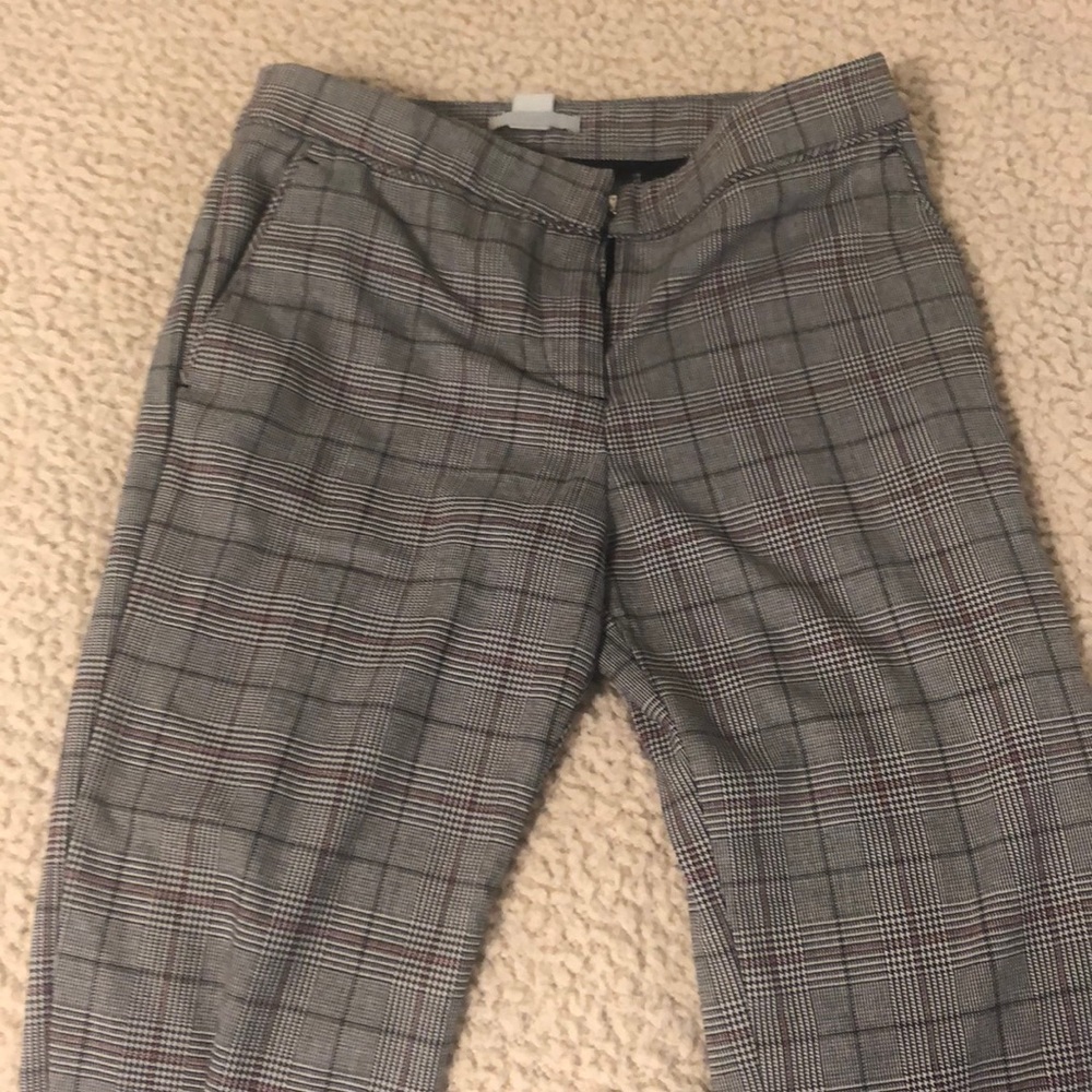 Plaid Grey Stylish Business Casual H&M Pants!